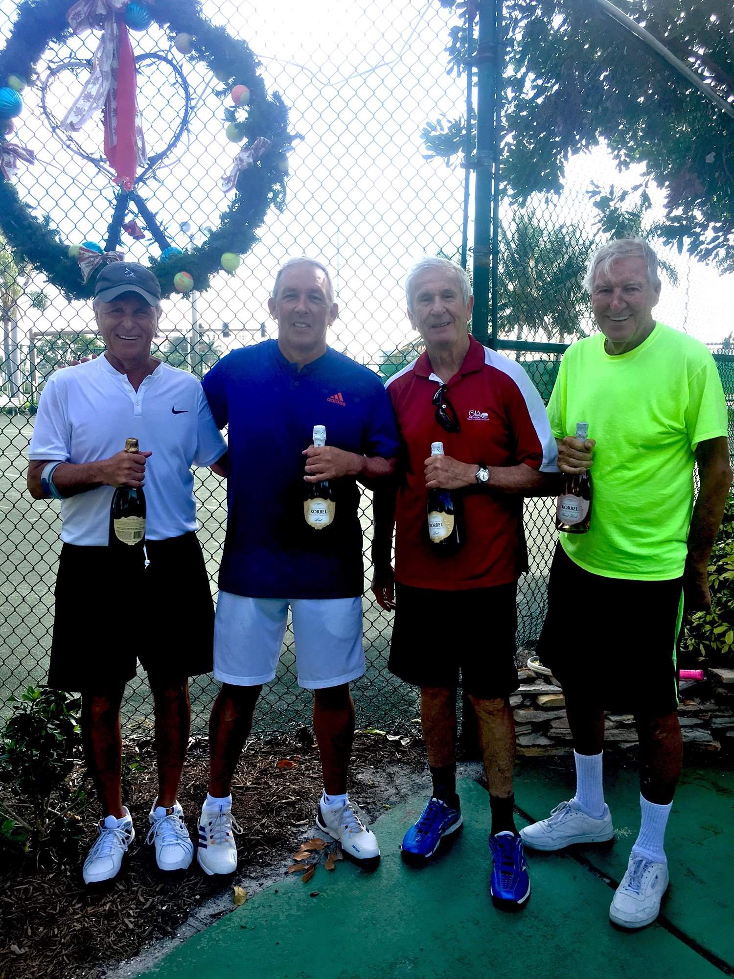 Tennis Men's Christmas Winners